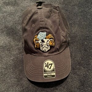 ’47 Black Rams Embroidered Logo Baseball Cap